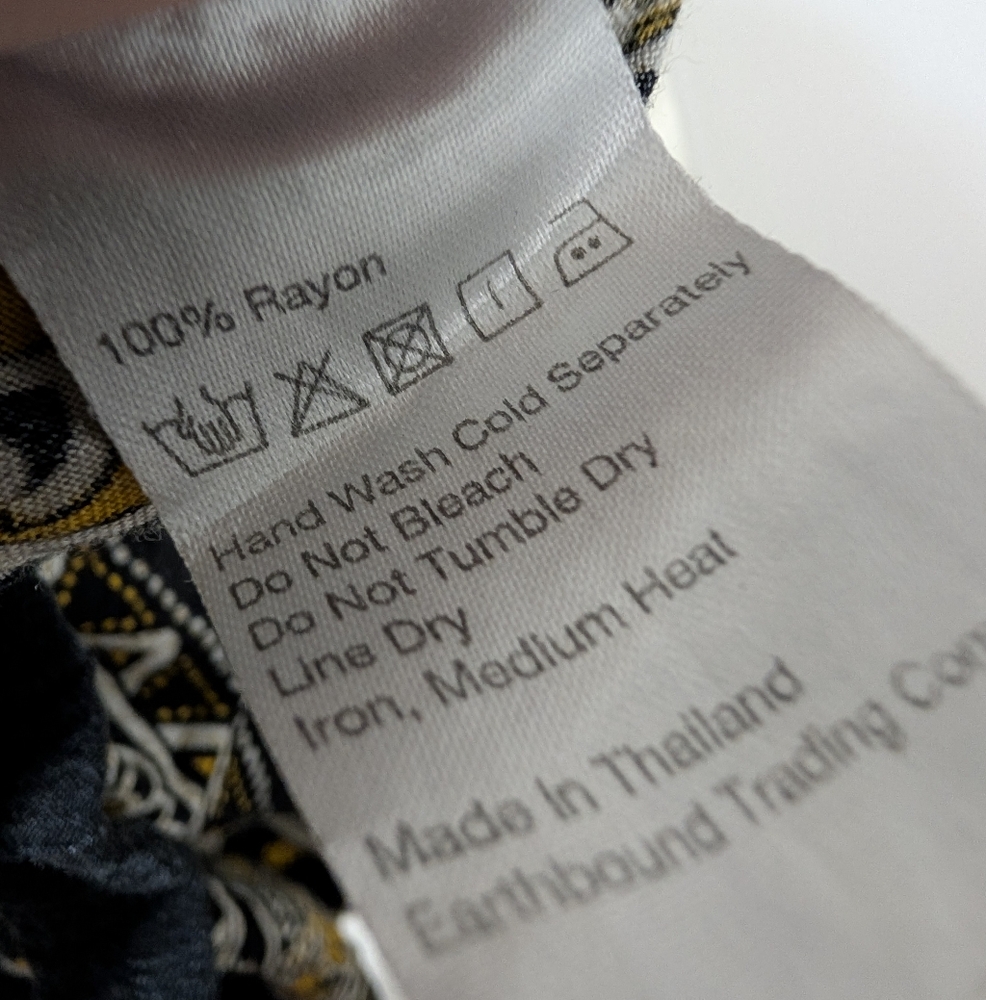 Earthbound Trading Co. elephant pants Size Large - Picture 10 of 10